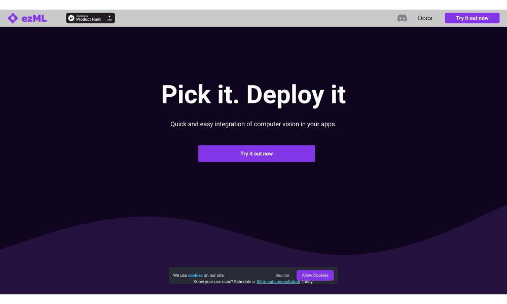 ezML - Computer Vision for Apps