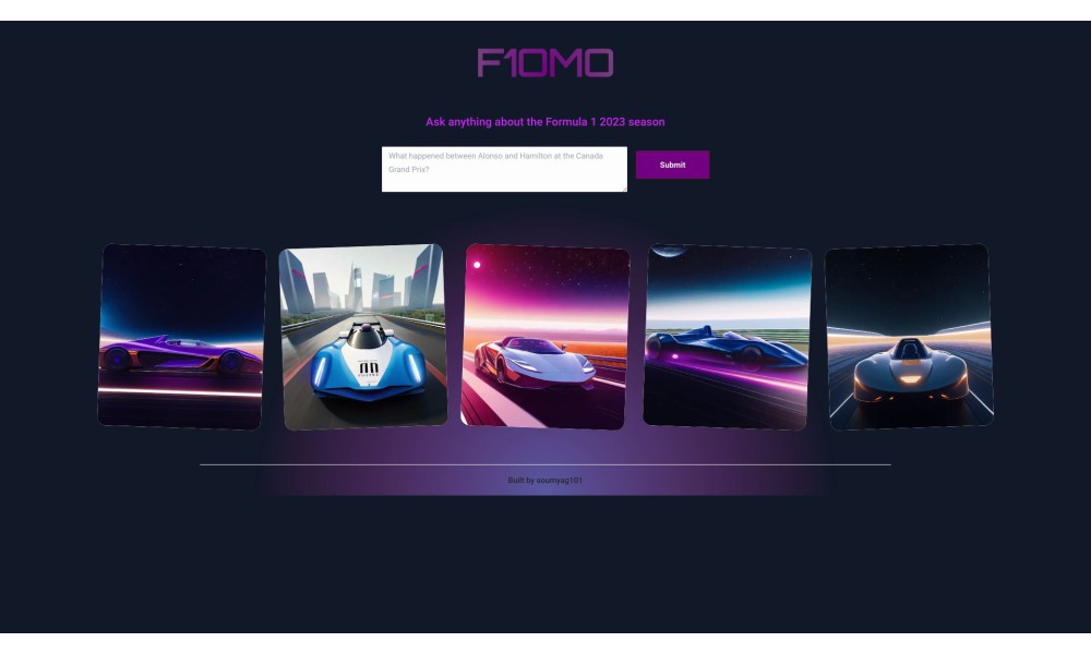 F1omo - Formula 1 AI Fan