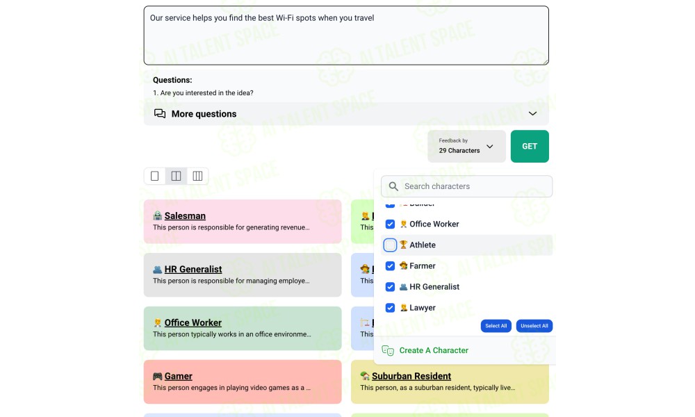Feedback with ChatGPT by AI Characters - Image 1