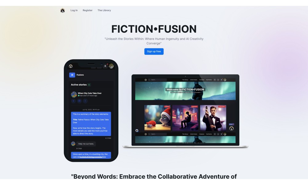 Fiction Fusion - Unleash the Stories Within