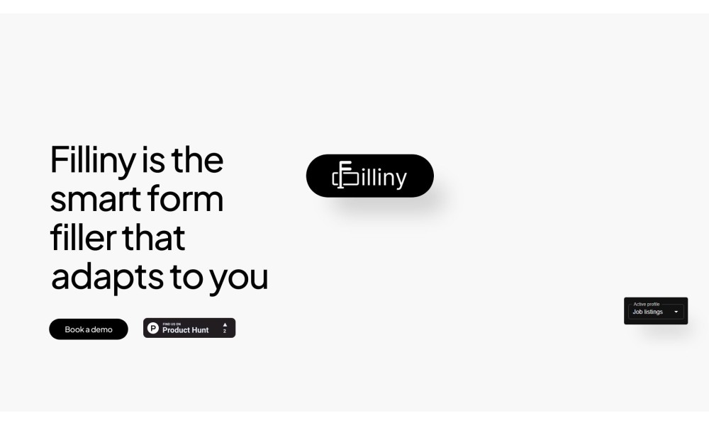 Filliny | AI-powered form filler