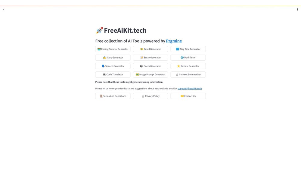 FreeAiKit