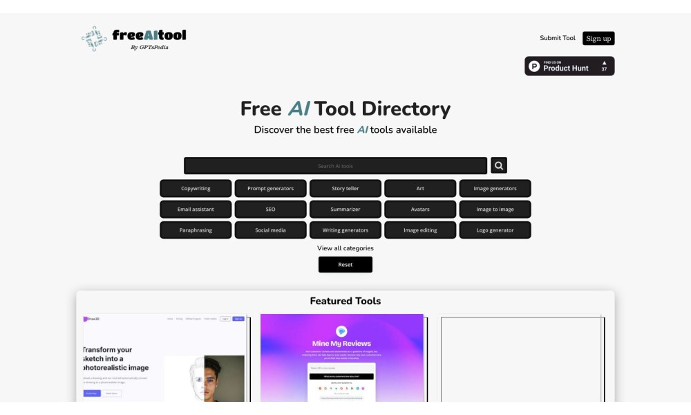 Free AI Tools Directory