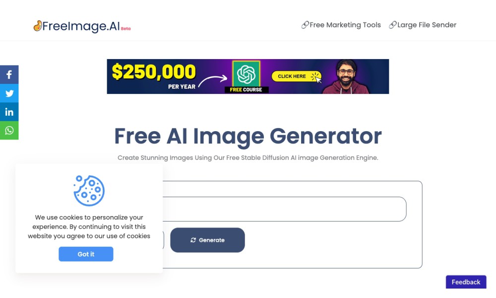 FreeAIKit - Image Generator