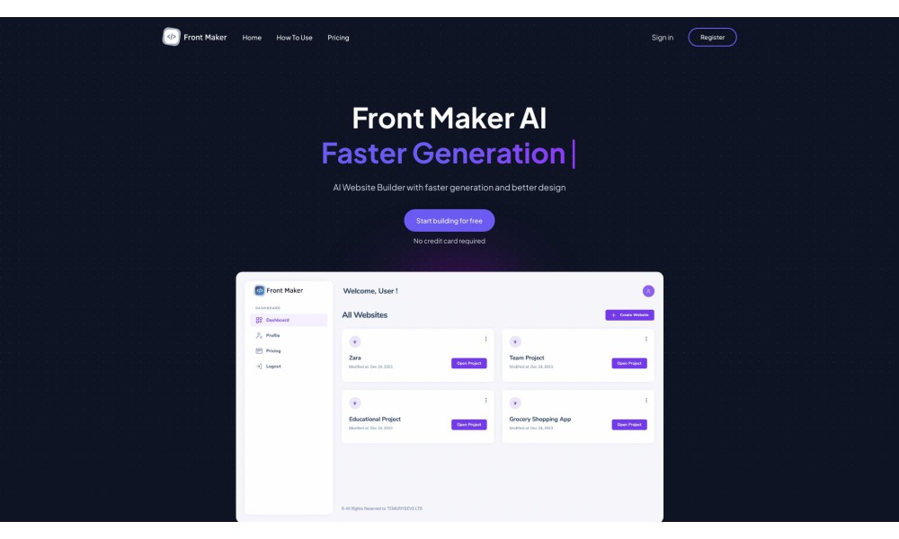 Front Maker