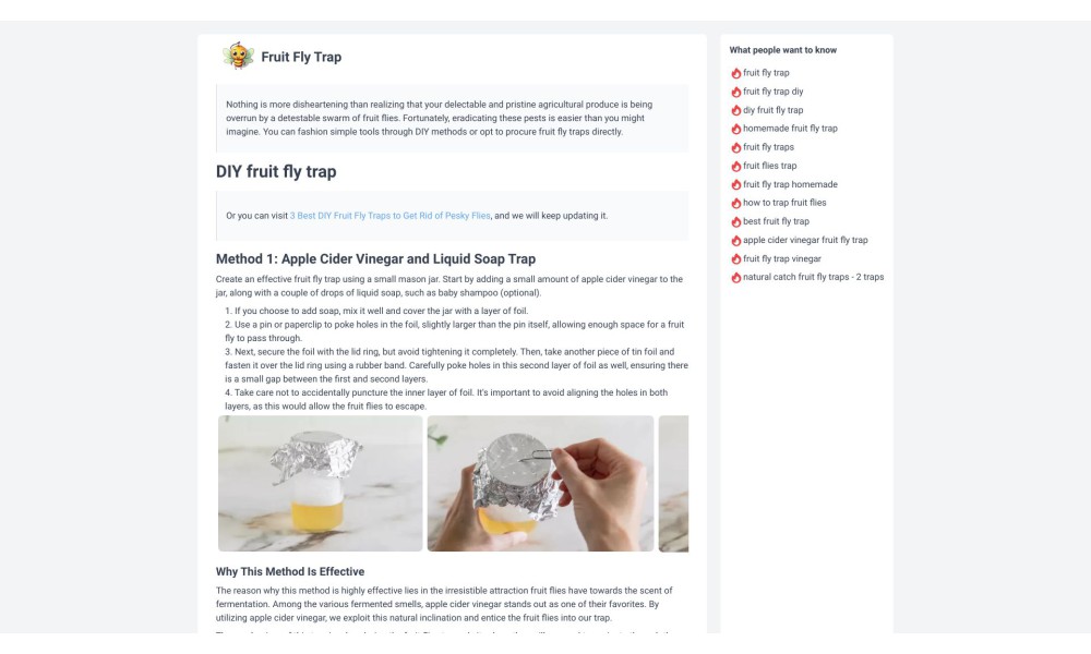 AI based Drosophila Trapping Solution