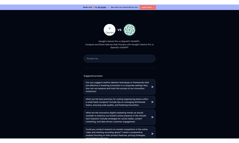 AI Response Comparison