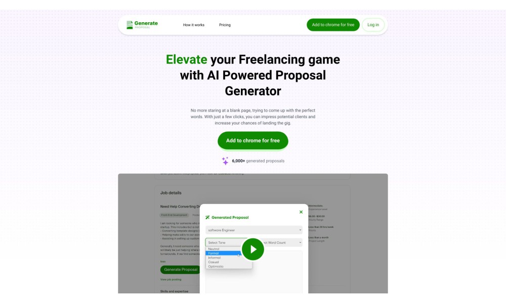 AI-Powered Proposal Generator Chrome Extension