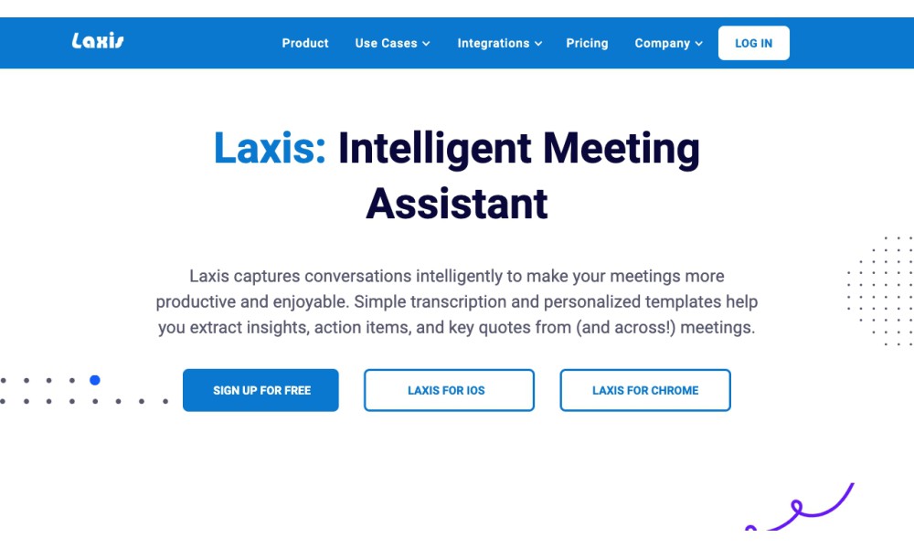 Laxis | AI Meeting Assistant for Revenue Teams