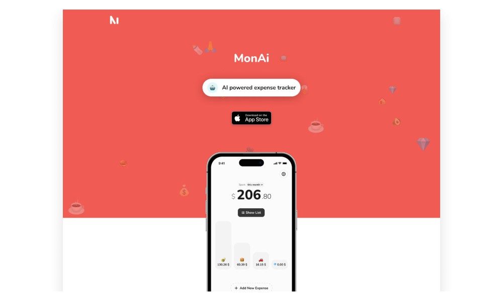 MonAi - AI powered expense tracker
