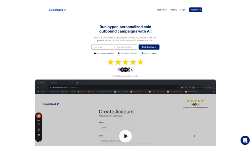 SuperCold | AI-Powered Cold Outreach Platform