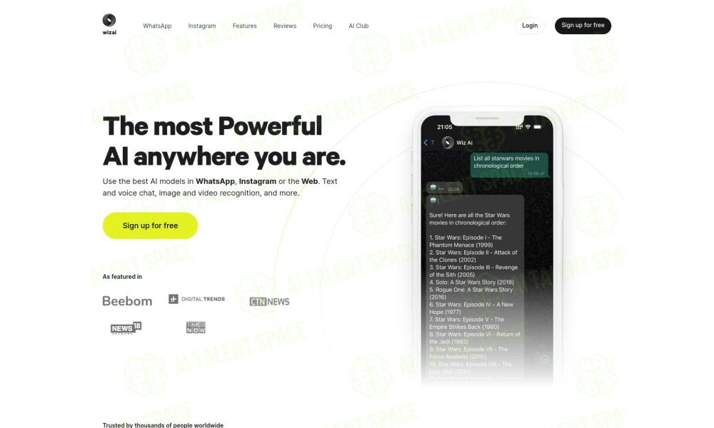 WizAI - ChatGPT for WhatsApp & Instagram - Image 4