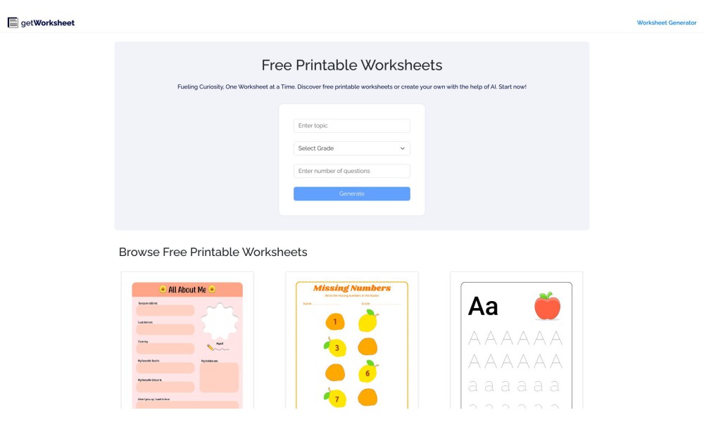 Get Worksheet