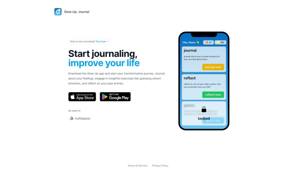 Glow Up: Journal