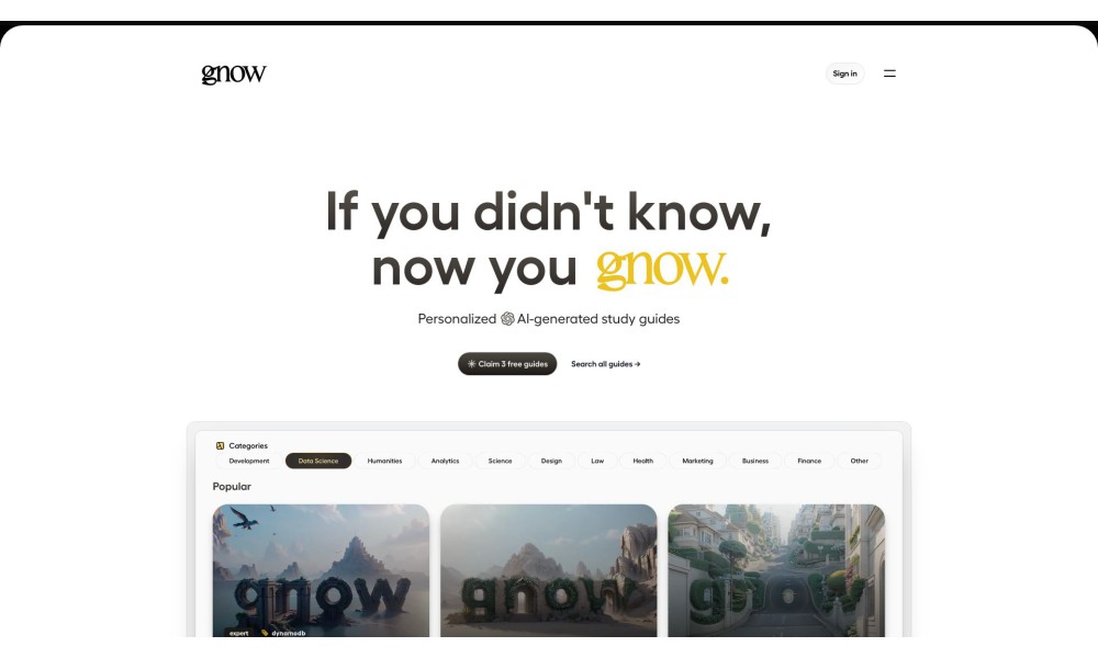 Gnow