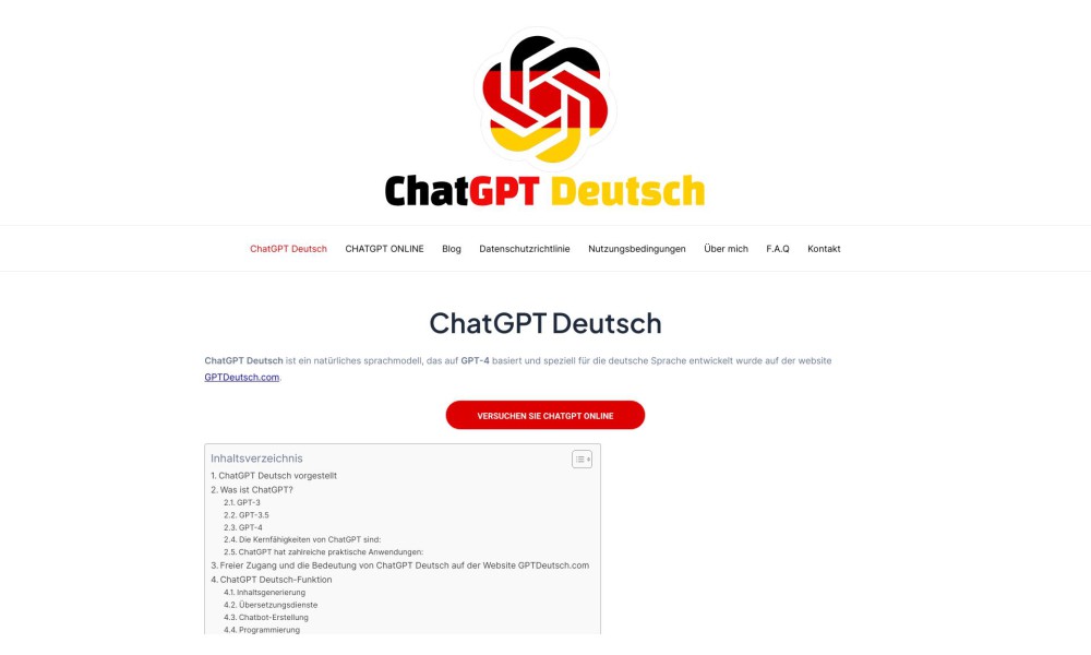 ChatGPT Deutsch