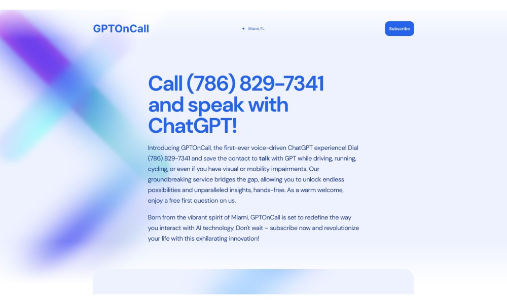 GPTOnCall