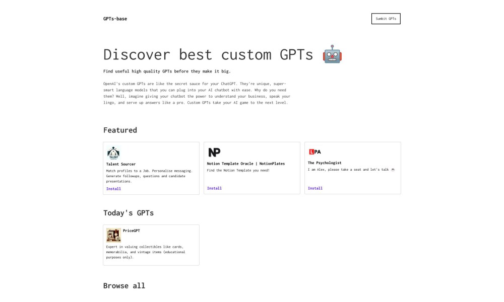 GPTs Base