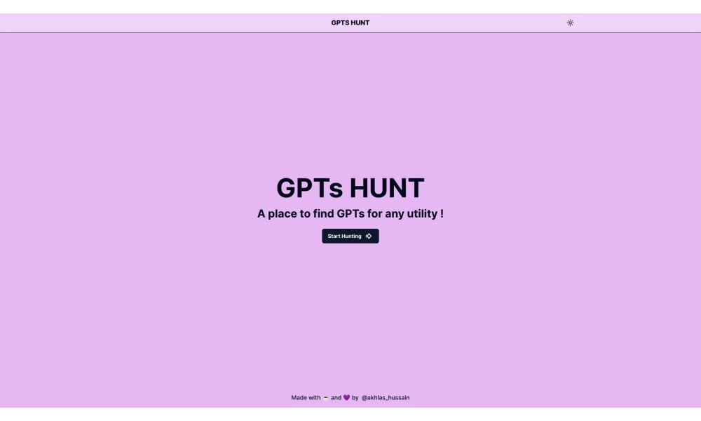 GPTsHunt