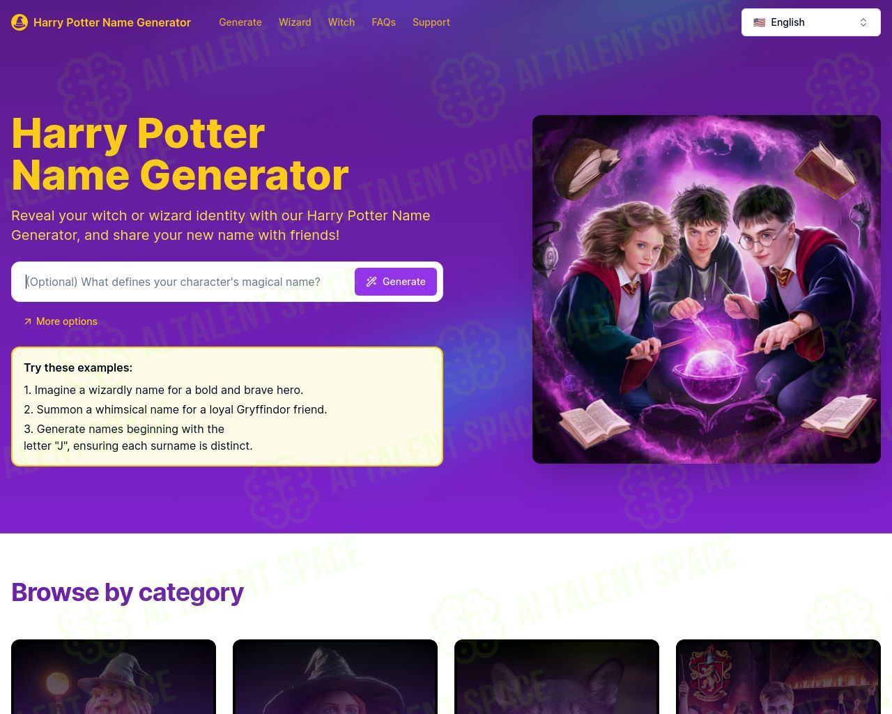 Harry Potter Name Generator - Image 1
