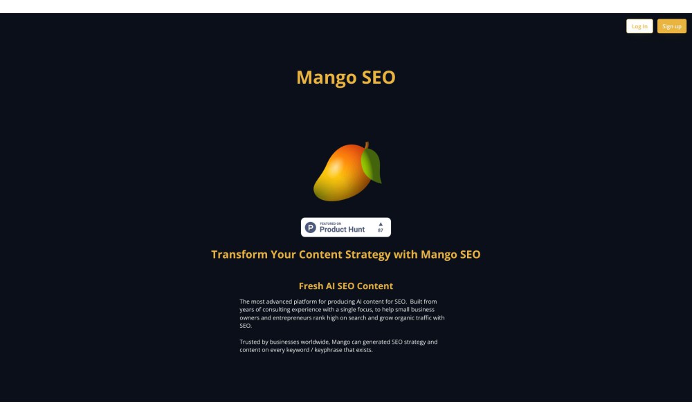 Mango SEO AI