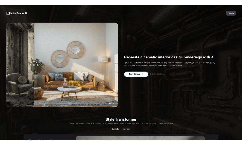 Interior Render AI