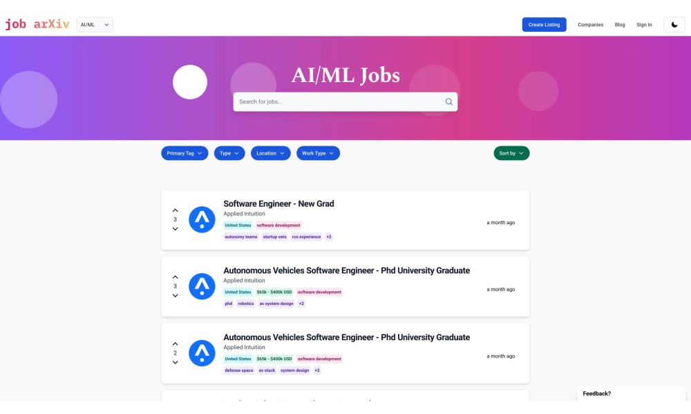 Job Arxiv