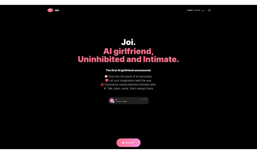 Joi - AI Girlfriend, with benefits