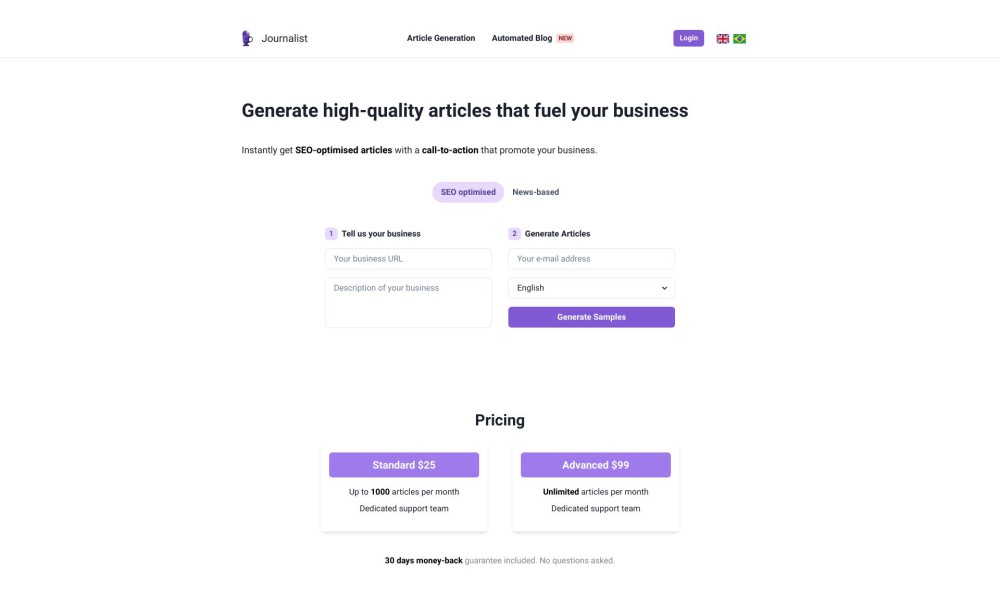 AI Article Generator - Journalist