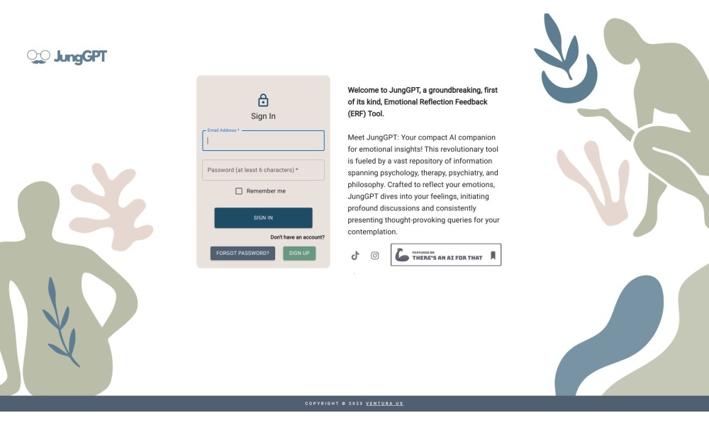 Jung GPT | Emotional Reflection Feedback Tool | AI Chat Support