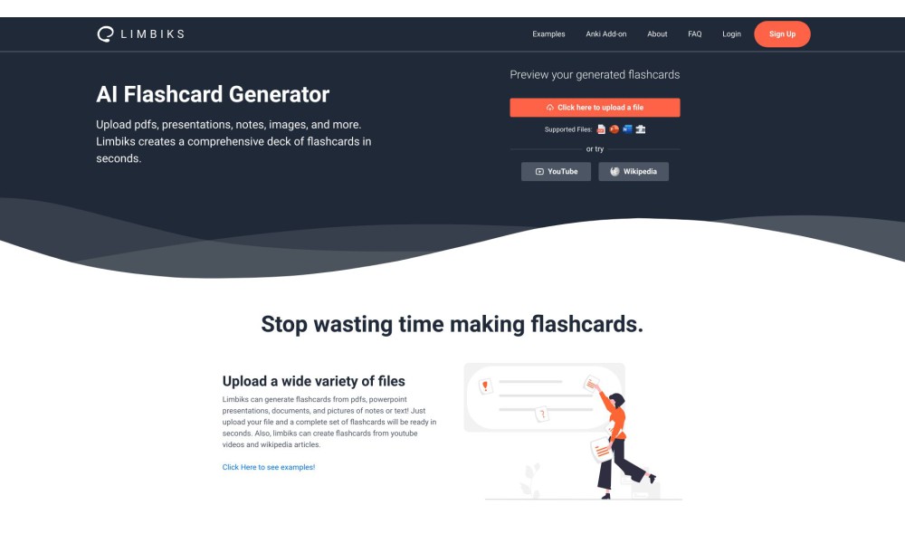 Limbiks - AI Flashcard Generator