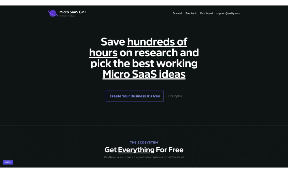 Micro SaaS GPT