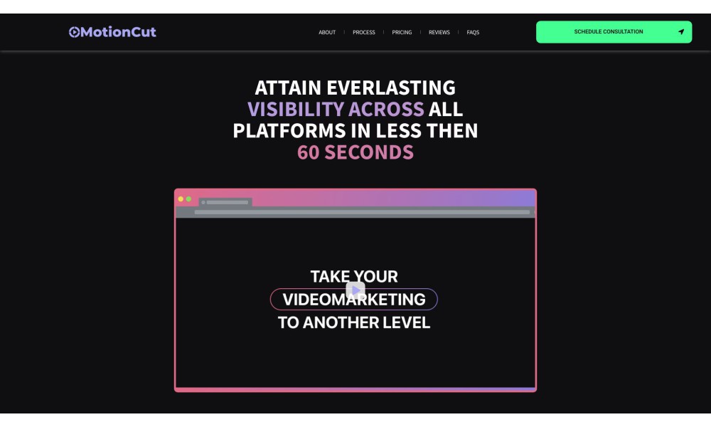 Motion Cut – Video Service Provider