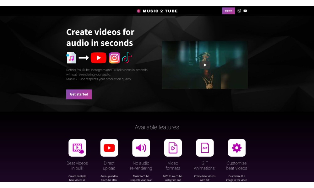 Music 2 Tube
