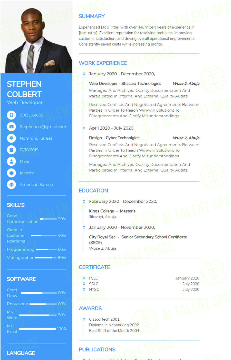 My CV Creator - Image 3