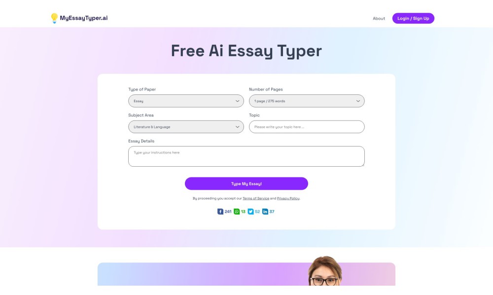 My EssayTyper.ai