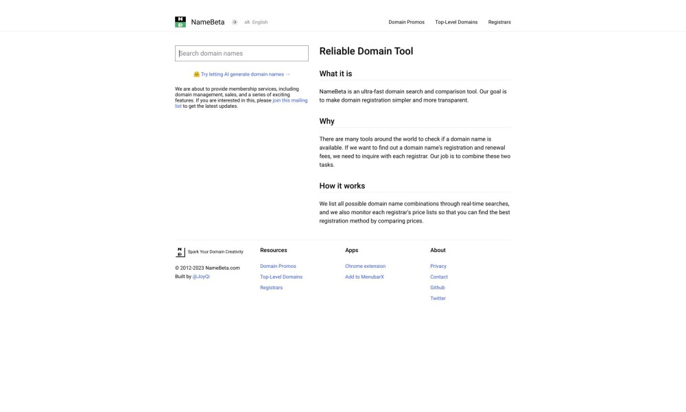 NameBeta