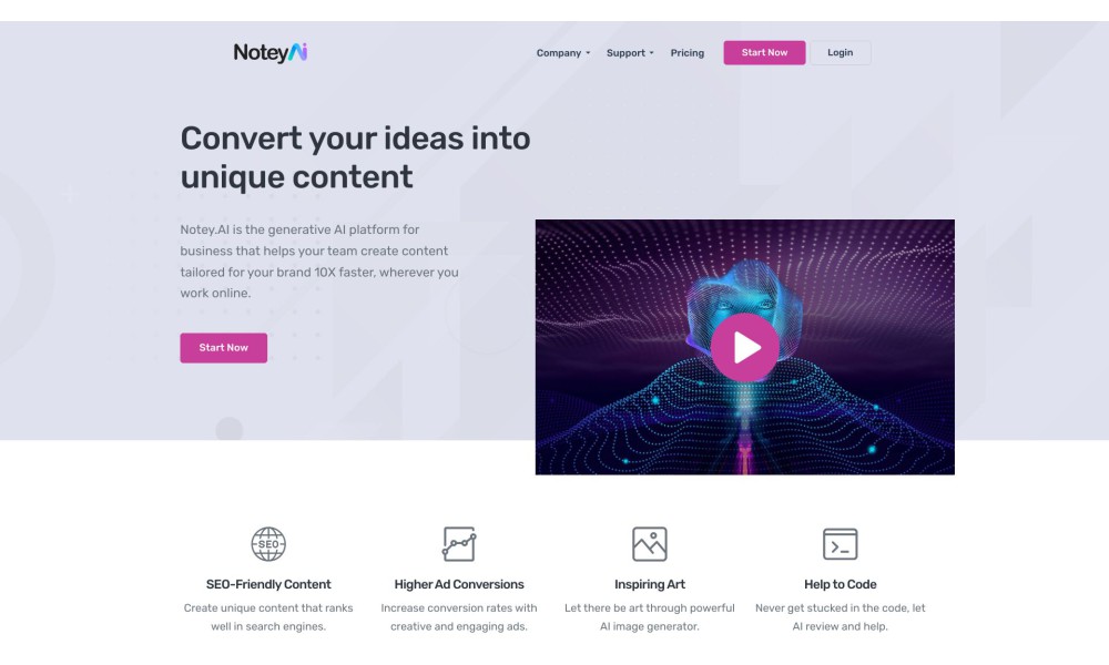 Notey.AI - ChatGPT Content & Image Generator