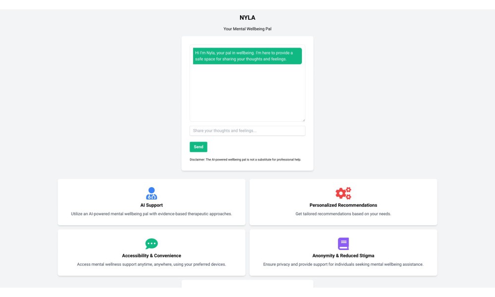 NYLA - Your AI Wellness Pal