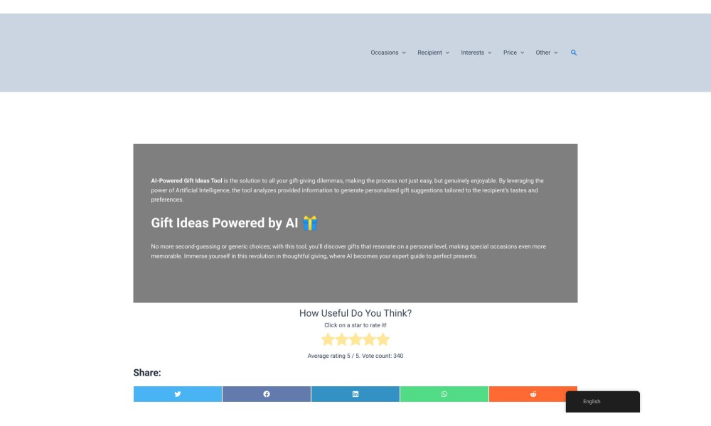 AI-Powered Gift Ideas