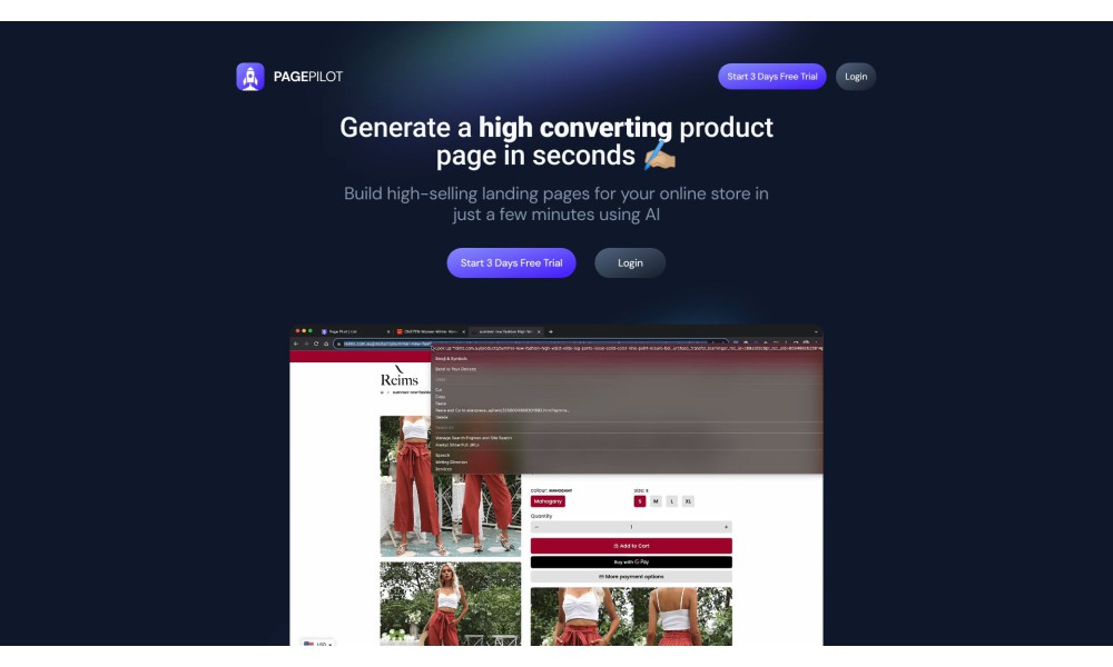 Page Pilot AI