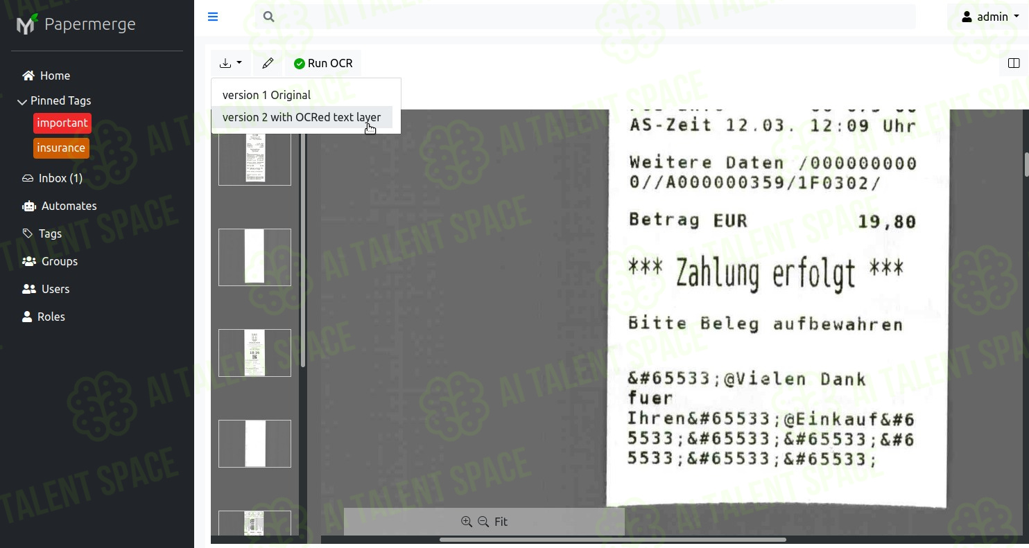 Papermerge DMS - Image 5