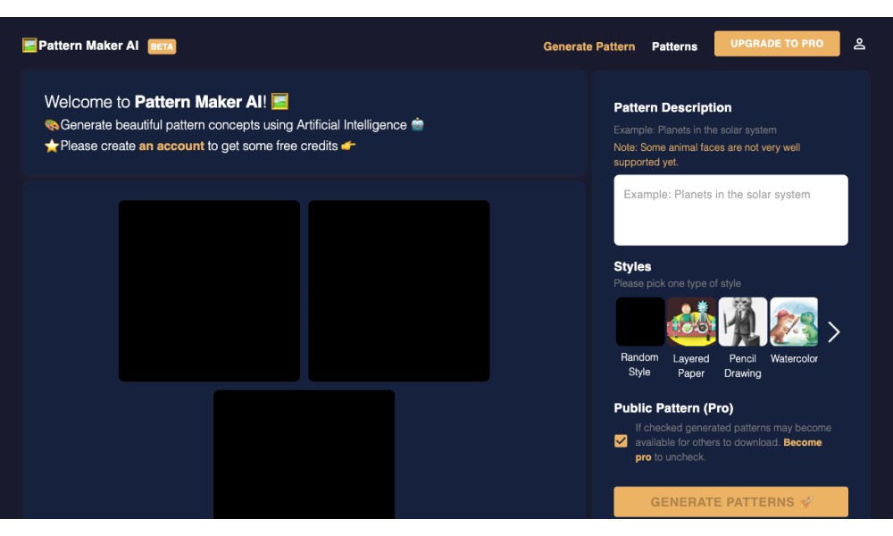 Pattern Maker AI