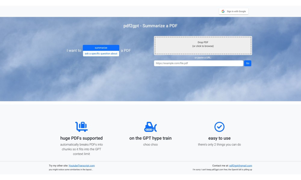 PDF2GPT
