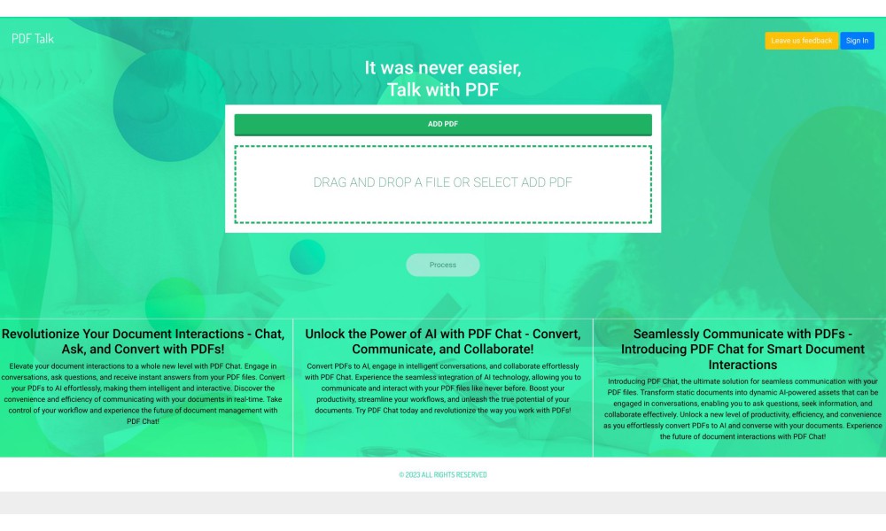 PDF Talk