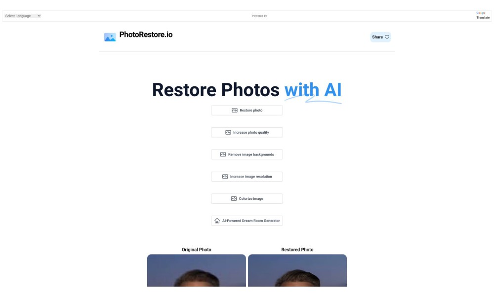 PhotoRestore.io