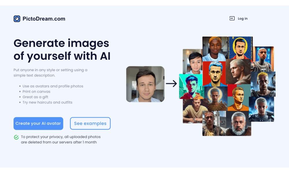 PictoDream.com - Generate Images of Yourself With AI