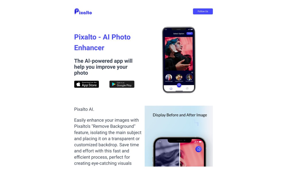 Pixalto - AI Photo Enhancer
