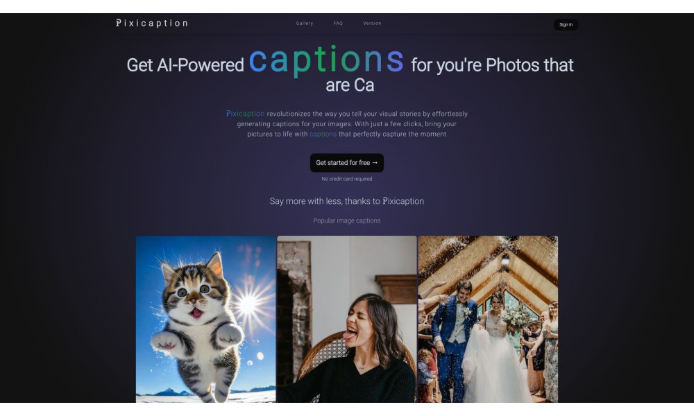 Pixicaption