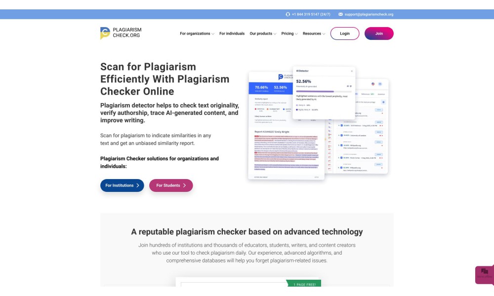 PlagiarismCheck